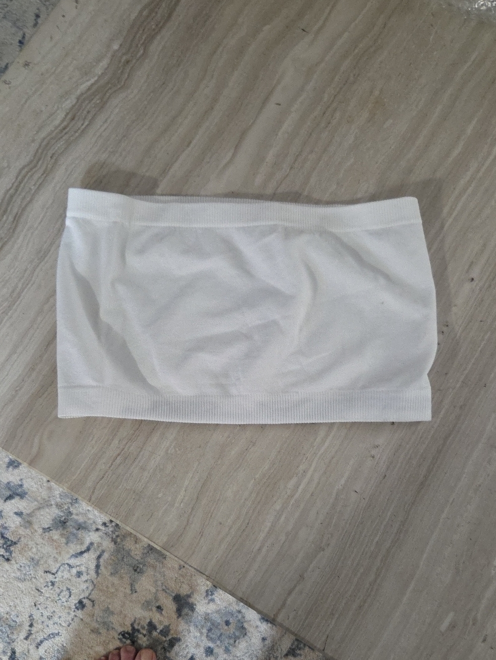 White Seamless Zenana White Bandeau